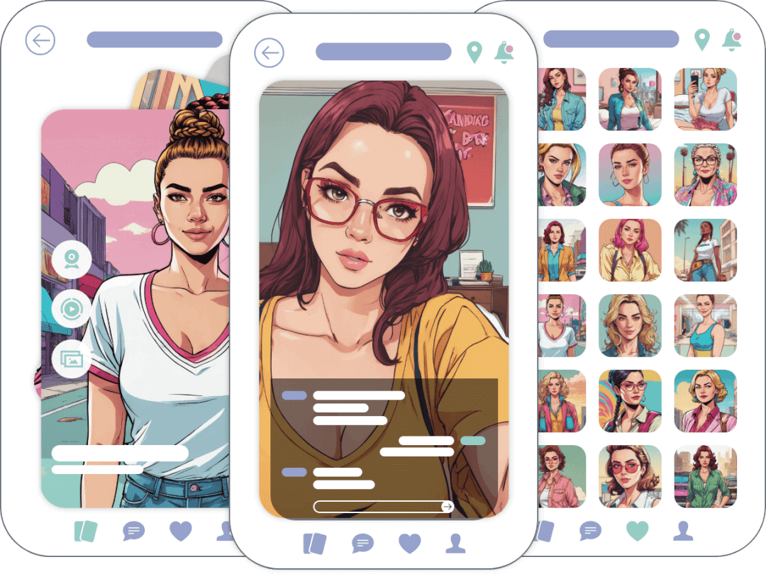 Explore Profiles and Start Live Chats